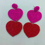 Double heart Earring