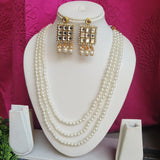 Pearl Layered Necklace Set