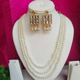 Pearl Layered Necklace Set