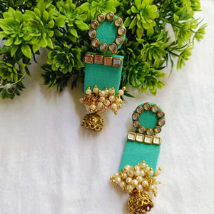 Gauri Pastel Greeen Small Jhumki Earrings