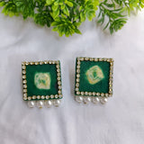 Yasha Green Earrings