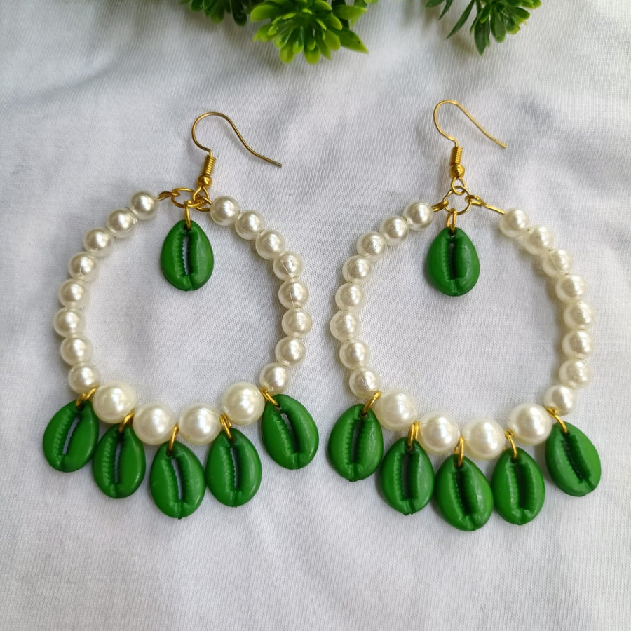 Rashi Green Loop Earring