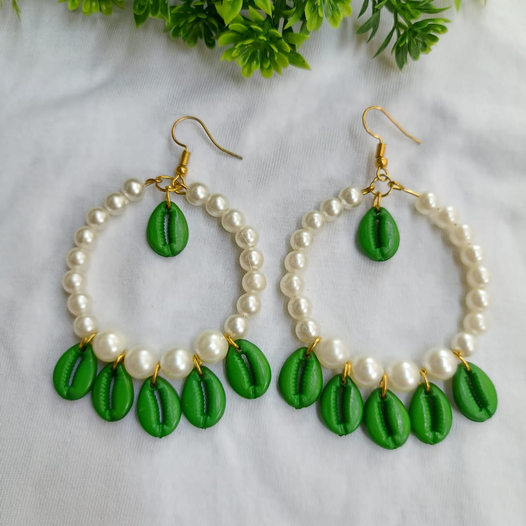 Rashi Green Loop Earring