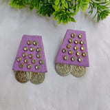 Mala Purple Earrings