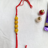 Sadhana Yellow Bhai Rakhi