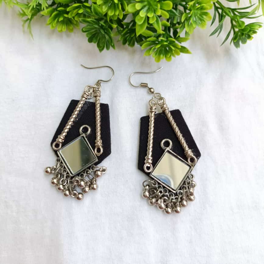 Kripa Black Earrings