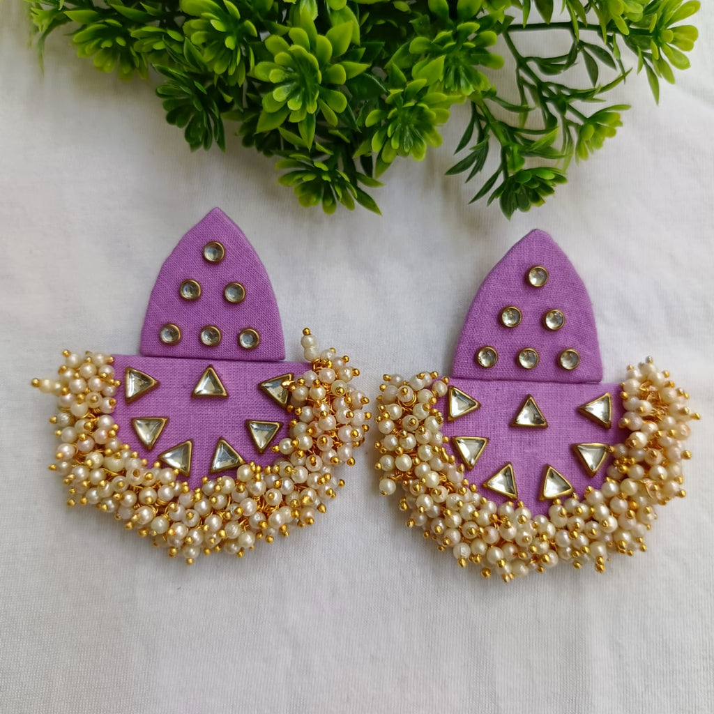 Tina Purple Earrings