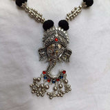 Ganesha Black Necklace Set