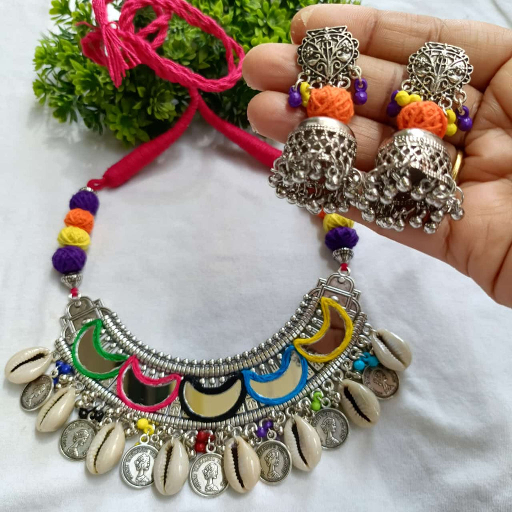 Moon Boho Necklace Set