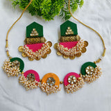 Sarika Multicolour Choker Set