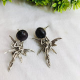 Simran Black Monalisa Earrings