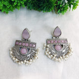 Chandramani Baby Pink Earrings