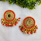 Nayantara Red Bridal Choker set with mangtika