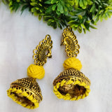 Tanaya Yellow Antique Earrings