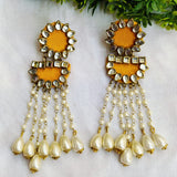 Ragini Musturd Jhumar Earrings