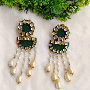 Ragini Green Jhumar Earrings