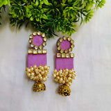 Gauri Purple Small Jhumki