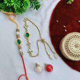 Harini Green Couple Rakhi