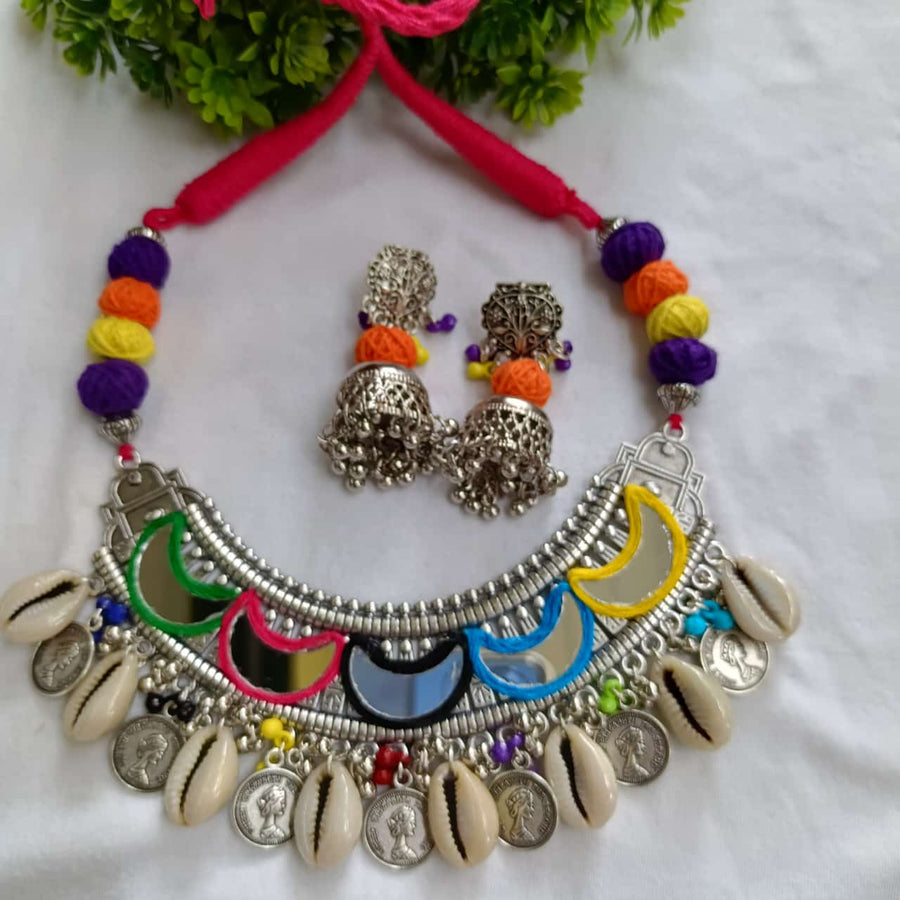 Moon Boho Necklace Set