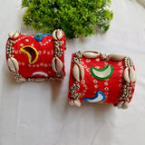 Indumati Red Bandhani Handcuff